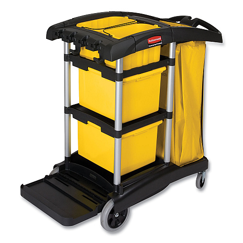 Organizing Bin, 30-Quart, Yellow, 2/Carton