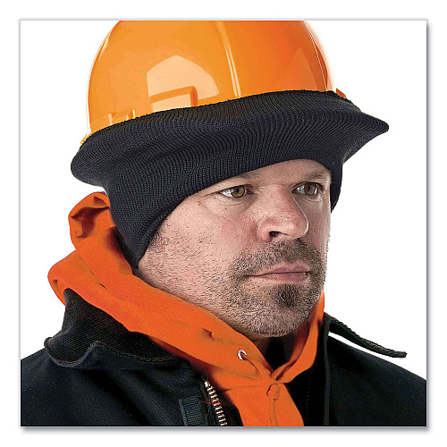 ergodyne N-Ferno 6810 Half Style Stretch Cap, One Size Fits Most, Black (16810)