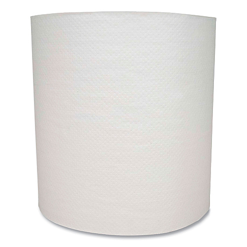 Boardwalk&reg; Hardwound Paper Towel Rolls, White, 700-ft, 6 Rolls (BWK700W)