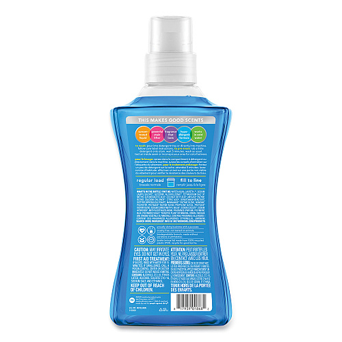 Method Laundry Detergent, Fresh Air Scent, 53.5 oz Bottle, 4/Carton (318025)
