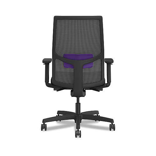 HON Ignition 2.0 4-Way Stretch Mid-Back Mesh Task Chair, Supports Up to 300 lb, 17" to 21" Seat Height, Black (I2M2AMC10IRT)