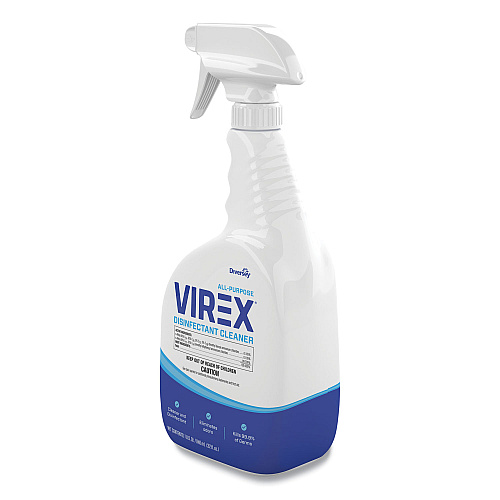 Diversey Virex All-Purpose Disinfectant Cleaner, Citrus Scent, 32 oz Spray Bottle, 8/Carton (CBD540533)