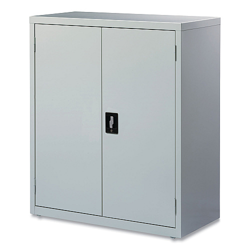 Alera Economy Assembled Storage Cabinets, 3 Shelves, 36" x 18" x 42", Light Gray (ALEHCM4218LG)