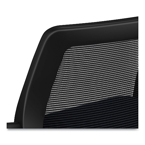 HON Ignition Series Mesh Back Mobile Stacking Chair, Fabric Seat, 25 x 21.75 x 33.5, Basalt/Black (IS6FHIMAPX25)
