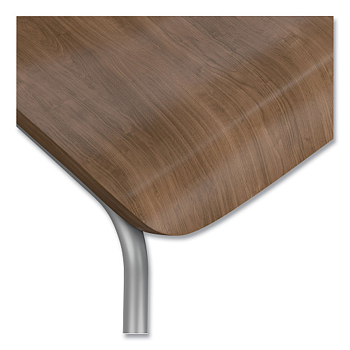 HON Ruck Laminate Chair, Supports Up to 300 lb, 18" Seat Height, Pinnacle Seat/Back, Silver Base (RUCK1LPINCP8)