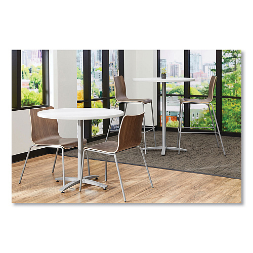 HON Ruck Laminate Chair, Supports Up to 300 lb, 18" Seat Height, Pinnacle Seat/Back, Silver Base (RUCK1LPINCP8)