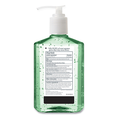 PURELL Advanced Hand Sanitizer Soothing Gel, 8 oz Pump Bottle, Fresh Scent, 4/Pack (967406ECDPK)