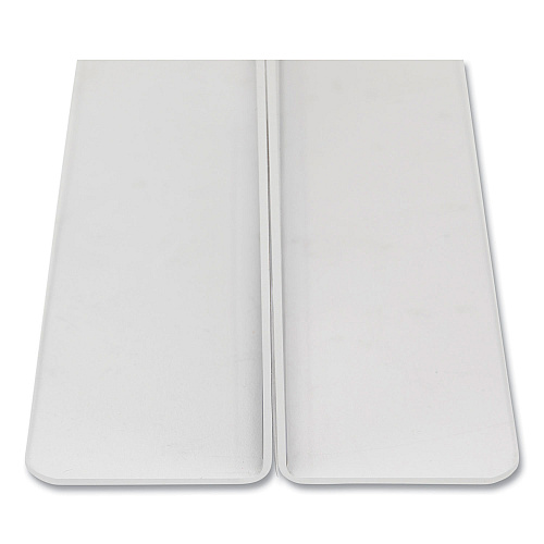 NuDell Clear Plastic T-Shaped Countertop Sign Holder, Two-Sided, Bottom-Load, Horizontal/Vertical Orientation, 8.5 x 11 Insert (38020Z)