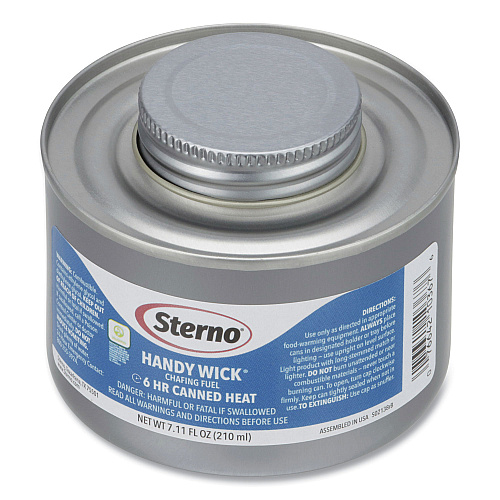 Sterno Handy Wick Chafing Fuel, Methanol, 6 Hour Burn, 7.11 oz Can, 24/Carton (10368)