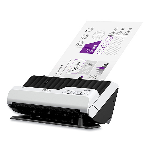 Epson DS-C330 Color Compact Desktop Document Scanner, 660 dpi Optical Resolution, 20-Sheet Auto Document Feeder (B11B272201)