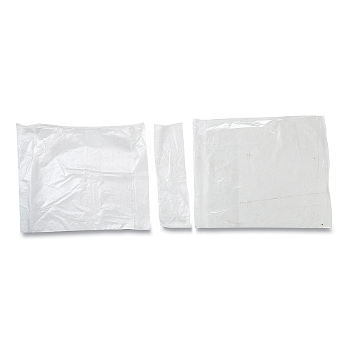 AmerCareRoyal Saddle Bags, Fold-Top Closure, 0.59 mil, 7.99" x 6.49", Clear, 2,000/Carton (SB67)