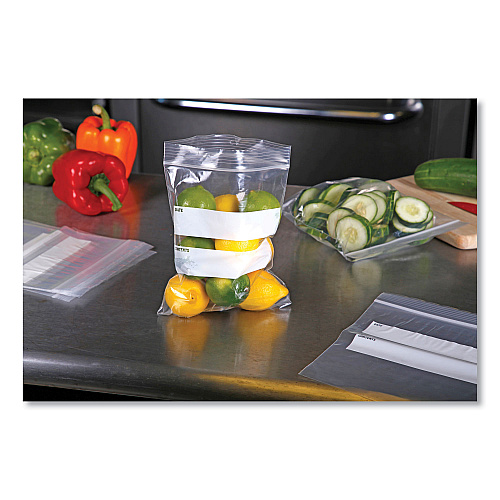 AmerCareRoyal Zipper Bags, Quart, 7" x 7.99", Clear, 500/Carton (ZBQ78)