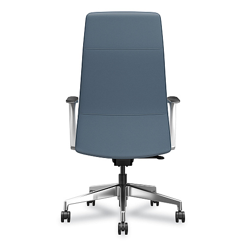 HON Cofi Executive High Back Chair, Supports up to 300 lb, Nimbus Seat, Nimbus Back, Polished Aluminum Base (CEUW0PU93C9P)