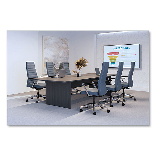 HON Cofi Executive High Back Chair, Supports up to 300 lb, Nimbus Seat, Nimbus Back, Polished Aluminum Base (CEUW0PU93C9P)