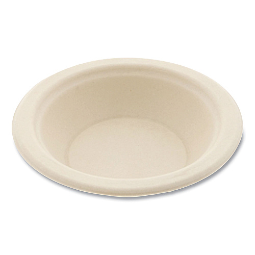 Boardwalk&reg; Bagasse Round Bowl, 12 oz, Natural, 1,000/CT (BWKBOWL12NPFA)