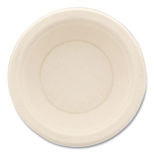 Boardwalk&reg; Bagasse Round Bowl, 12 oz, Natural, 1,000/CT (BWKBOWL12NPFA)