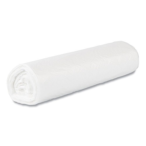 Inteplast Group High-Density Commercial Can Liner Value Pack, 45 gal, 14 mic, 40" x 46", Natural, Interleaved Roll, 25 Bags/Roll, 10 Rolls/CT (VALH4048N16)