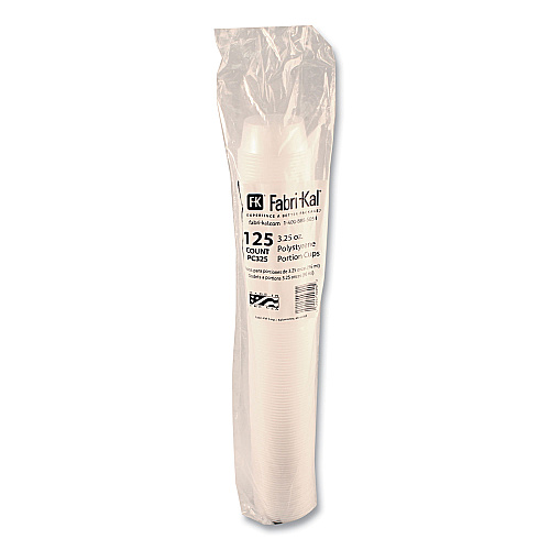 Fabri-Kal Portion Cups, 3.25 oz, Translucent, 125/Sleeve, 20 Sleeve/Carton (PC325)