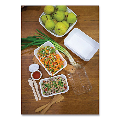 Eco-Products WorldView Renewable Sugarcane Containers, 16 oz, 4.7 x 7 x 1.5, White, 400/Carton (EPSCRC16)