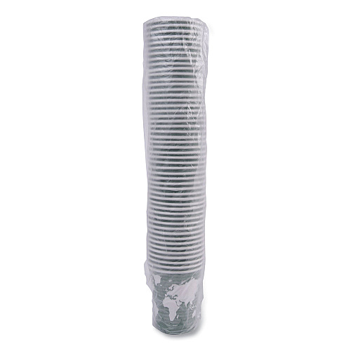 Eco-Products World Art Renewable and Compostable Hot Cups, 12 oz, 50/Pack, 20 Packs/Carton (EPBHC12WA)