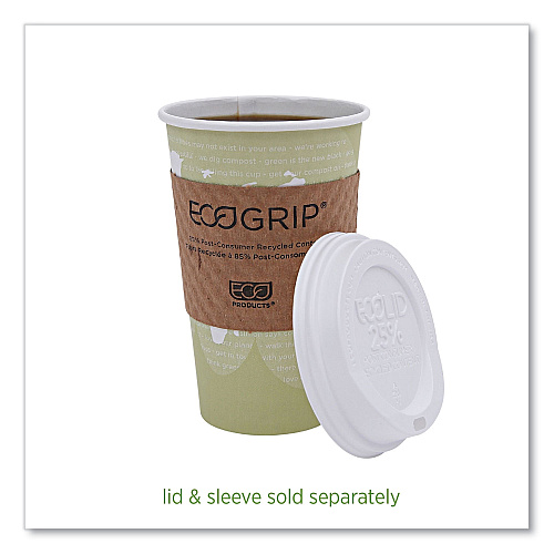 Eco-Products World Art Renewable and Compostable Hot Cups, 16 oz, 50/Pack, 20 Packs/Carton (EPBHC16WA)