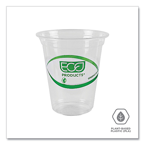 Eco-Products GreenStripe Renewable and Compostable Cold Cups Convenience Pack, Clear, 16 oz, 50/Pack (EPCC16GSPK)