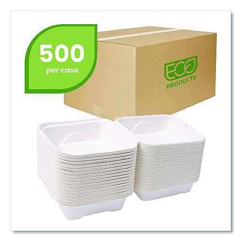 Eco-Products GreenStripe Cold Cup Flat Lids, Fits 9 oz to 24 oz Cups, Clear, 100/Pack, 10 Packs/Carton (EPFLCC)
