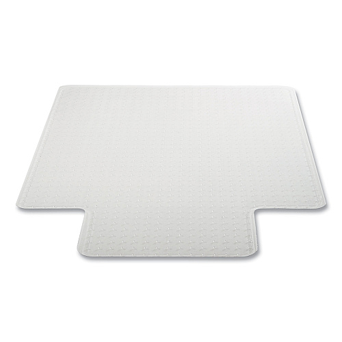 Deflecto DuraMat Moderate Use Chair Mat for Low Pile Carpeting, Lipped, 45 x 53, Clear, 50/Pallet (CM13233B50)