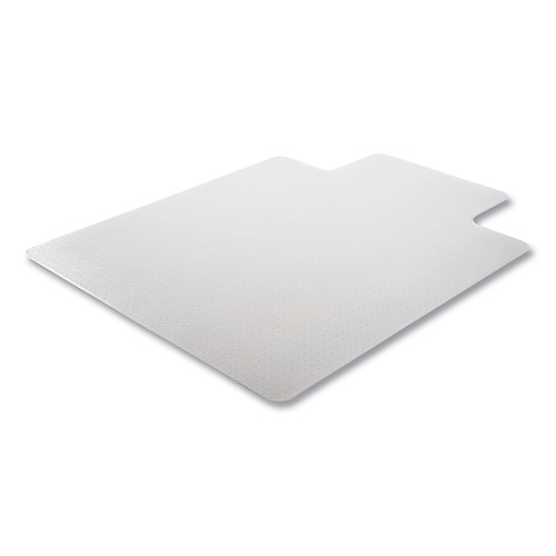 Deflecto DuraMat Moderate Use Chair Mat for Low Pile Carpeting, Lipped, 45 x 53, Clear, 50/Pallet (CM13233B50)