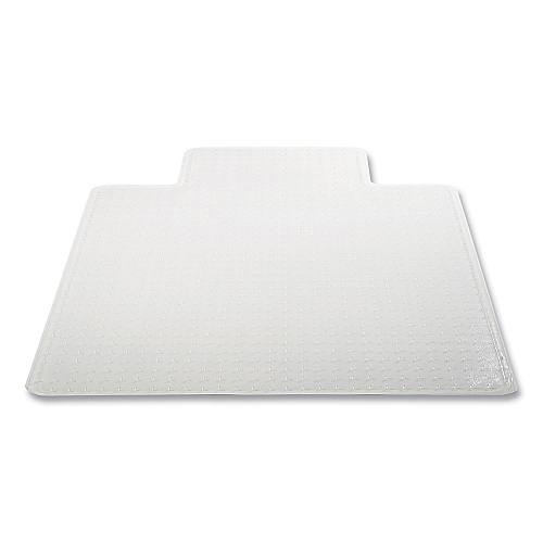 Deflecto DuraMat Moderate Use Chair Mat for Low Pile Carpeting, Lipped, 45 x 53, Clear, 25/Pallet (CM13233B25)