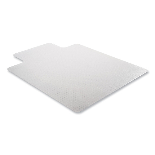 Deflecto DuraMat Moderate Use Chair Mat for Low Pile Carpeting, Lipped, 45 x 53, Clear, 50/Pallet (CM13233B50)