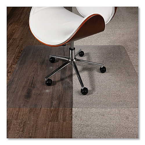 Deflecto SuperGrip Chair Mat, Rectangular, 36 x 48, Clear, 42/Pallet (CM23140SPR42)