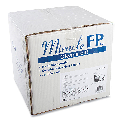 AmerCareRoyal Filter Powder, For Fryer Oil, Loose Powder, 40 lb Box (MFP40)