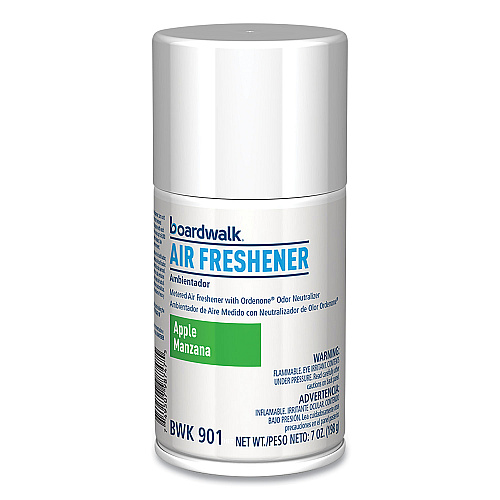 Boardwalk&reg; Metered Air Freshener Refill, Apple Harvest, 12 Cans (BWK901)