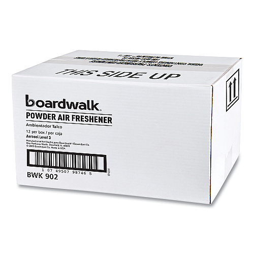 Boardwalk&reg; Metered Air Freshener Refill, Powder Mist, 12 Cans (BWK902)