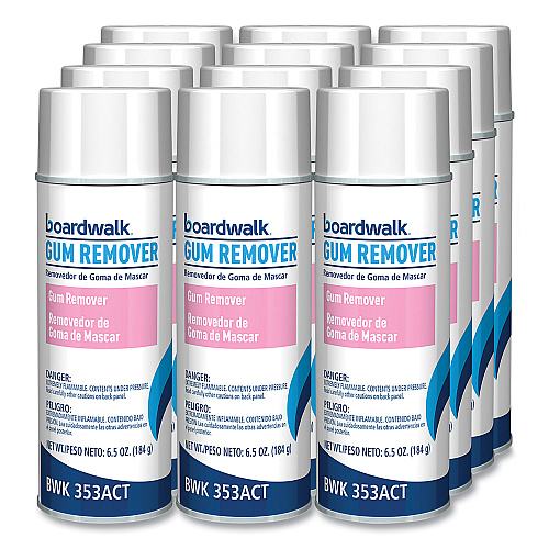 Boardwalk&reg; Chewing Gum & Candle Wax Remover, 12 Cans (BWK353ACT)