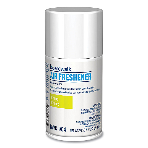 Boardwalk&reg; Metered Air Freshener Refill, Citrus Sunrise, 12 Cans (BWK904)