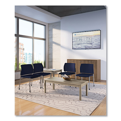 HON 80000 Laminate Occasional End Table, Rectangular, 24w x 20d x 20h, Kingswood Walnut (80193LKI1)