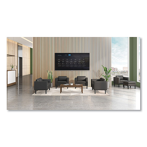 HON 80000 Series Laminate Occasional Coffee Table, Rectangular, 48w x 20d x 16h, Pinnacle (80191PINC)