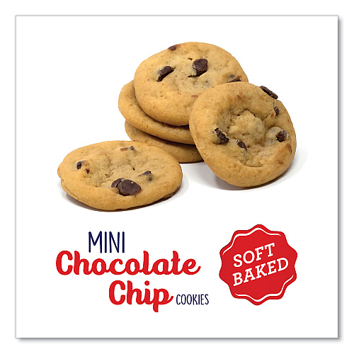 Pillsbury Soft Baked Mini Chocolate Chip Cookies, 1.5 oz Pouch, 28/Pack (22002056)