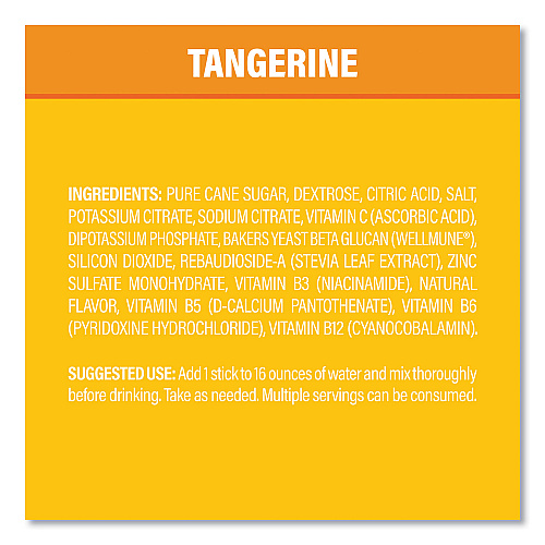 LIQUID I.V. Immune Support, Tangerine, 0.56 oz Packet, 10/Pack (22002080)