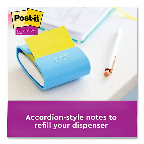 Post-it Pop-up Notes Summer Joy Collection Colors, 3" x 3", Assorted Colors, 90 Sheets/Pad, 10 Pads/Pack (R33010SSJOY)
