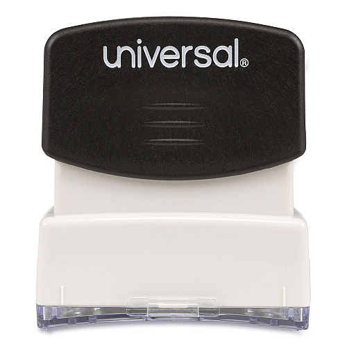 Universal Message Stamp, APPROVED, Pre-Inked One-Color, Blue (UNV10043)