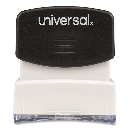 Universal Message Stamp, COMPLETED, Pre-Inked One-Color, Blue Ink (UNV10044)