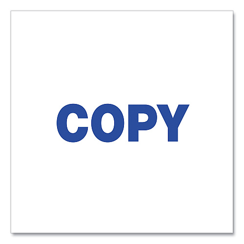 Universal Message Stamp, COPY, Pre-Inked One-Color, Blue (UNV10047)
