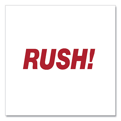 Universal Message Stamp, RUSH, Pre-Inked One-Color, Red (UNV10069)