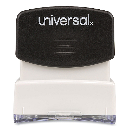 Universal Message Stamp, PAID ONLINE, Pre-Inked One-Color, Red (UNV10156)