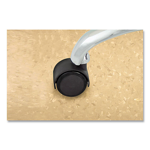 Master Caster Deluxe Duet Casters, Grip Ring Type B and Type K Stems, 2" Soft Polyurethane Wheel, Matte Black, 5/Set (23624)