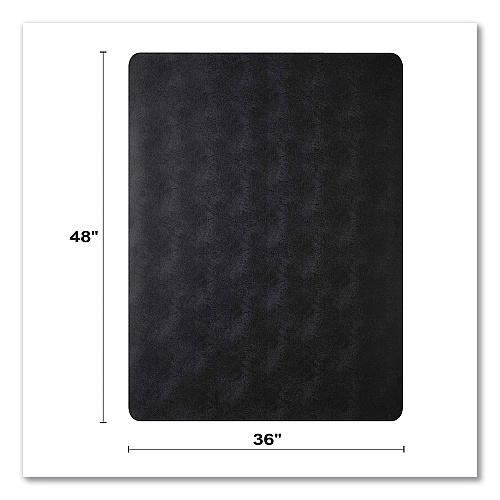 Deflecto Ergonomic Sit Stand Mat, 48 x 36, Black, 25/Pallet (CM24142BSS25)