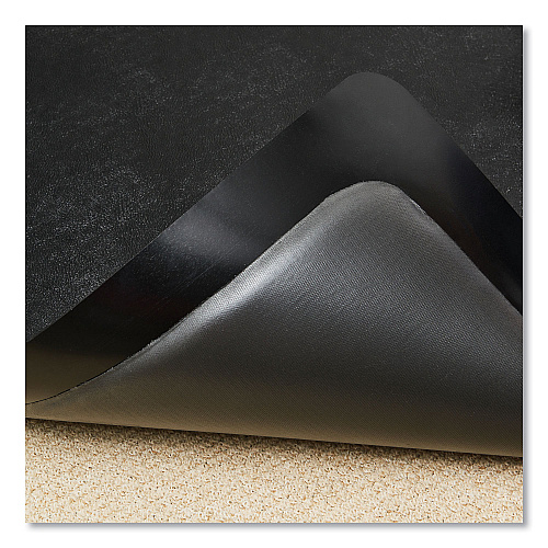 Deflecto Ergonomic Sit Stand Mats, 60 x 46, Black, 25/Pallet (CM24442FBSS2)